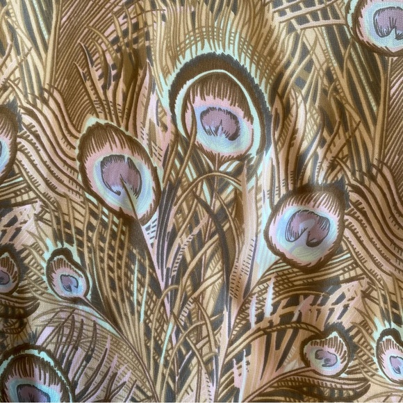 Show Me Your Mumu peacock feather print slip dress - Picture 7 of 8